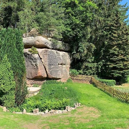 Waldferienhaus Dunja Mit Whirlpool, Sauna U Garten Hain  Exterior foto