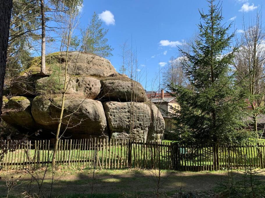Waldferienhaus Dunja Mit Whirlpool, Sauna U Garten Hain  Exterior foto